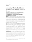 Measuring the Medical Home Infrastructure